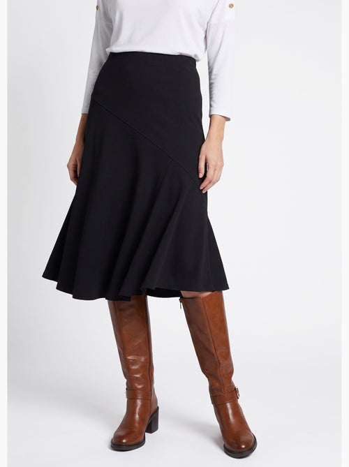 Jupe longue évasée tissu extensible - afibel - Kiabi Jupe longue évasée tissu extensible - afibel - Kiabi