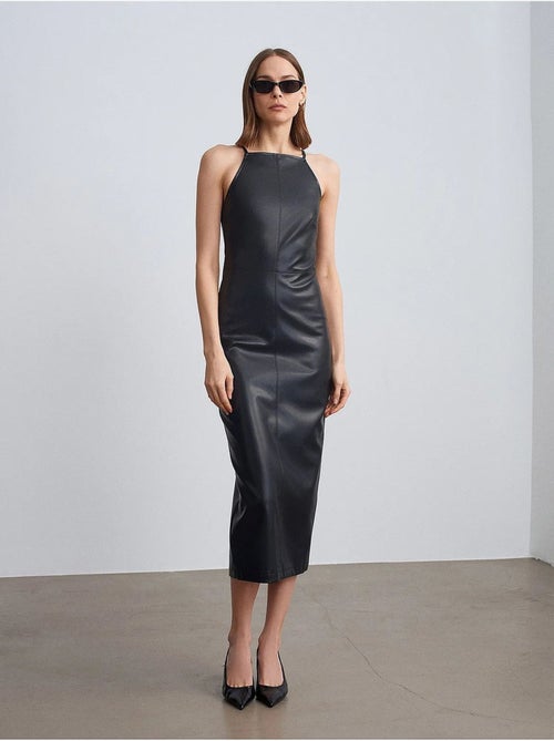 Jupe longue femme en pu dilvin - Kiabi Jupe longue femme en pu dilvin - Kiabi