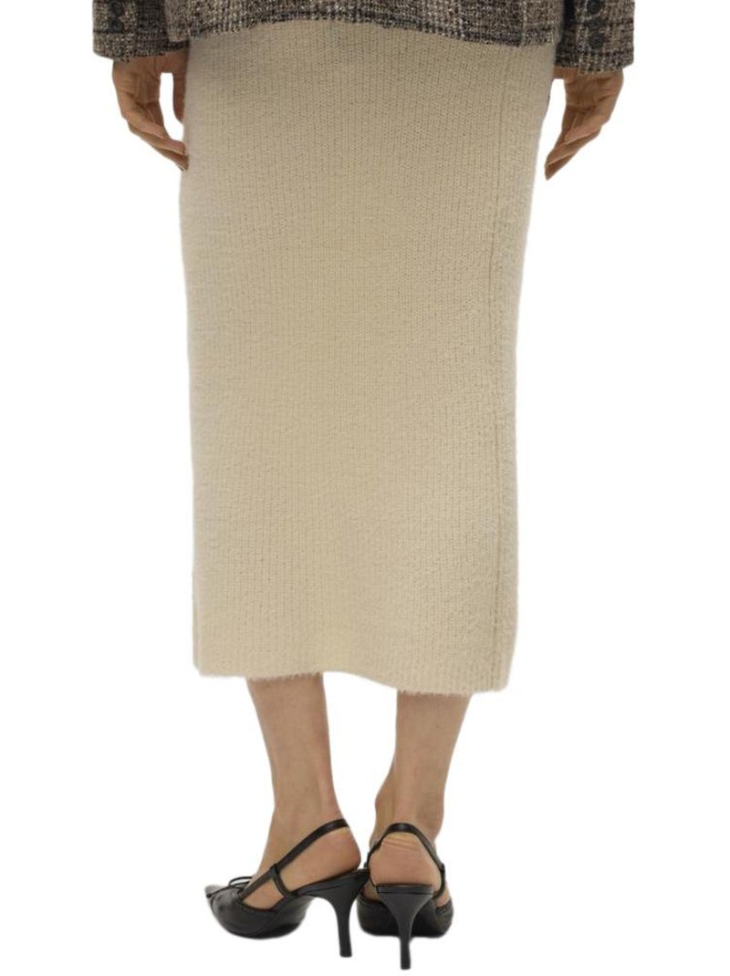 Jupe Longue Femme Vero Moda Beige - Kiabi