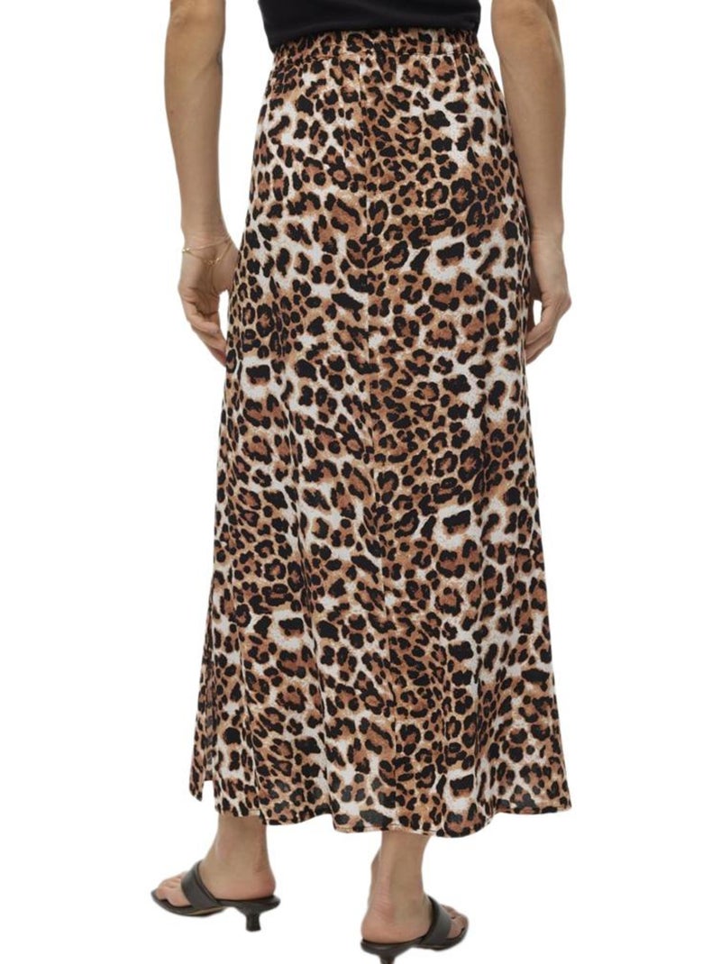 Jupe Longue Femme Vero Moda Marron cappuccino - Kiabi