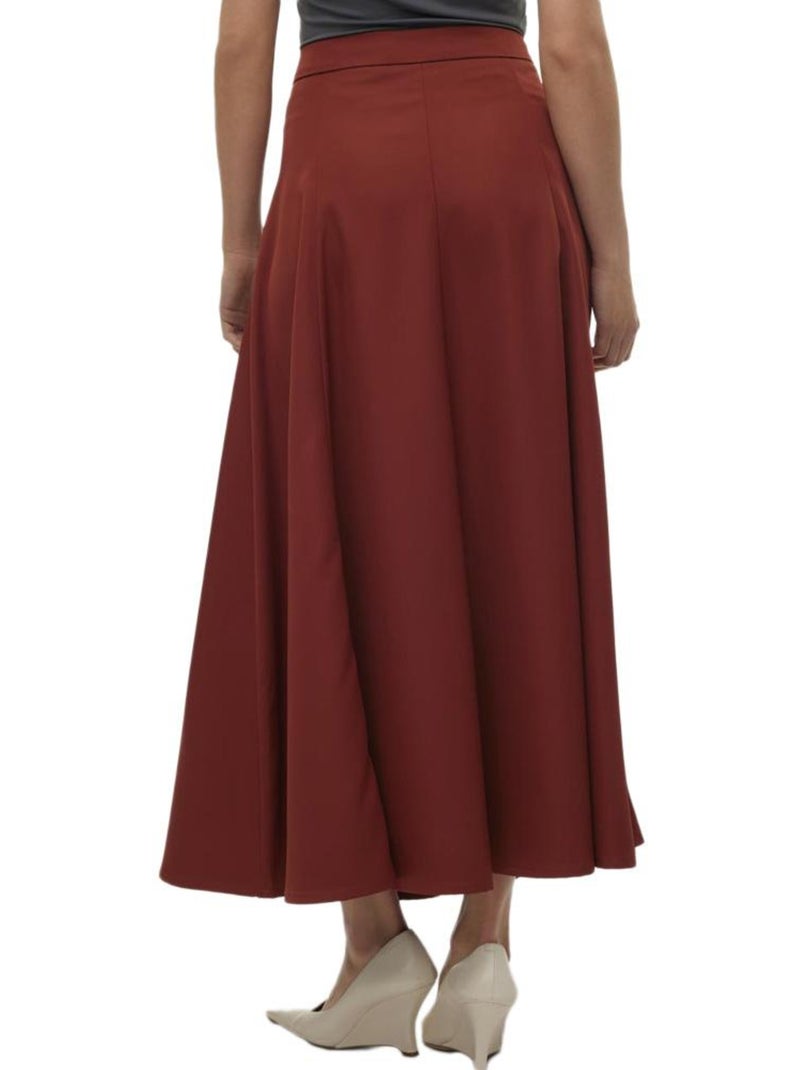 Jupe longue femme vero moda Marron tabac - Kiabi
