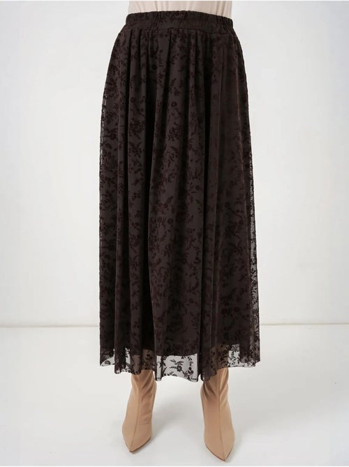 Jupe longue fleurie taille haute bdart - Kiabi Jupe longue fleurie taille haute bdart - Kiabi
