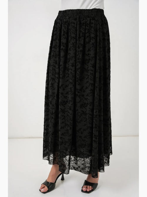 Jupe longue fleurie taille haute bdart - Kiabi Jupe longue fleurie taille haute bdart - Kiabi