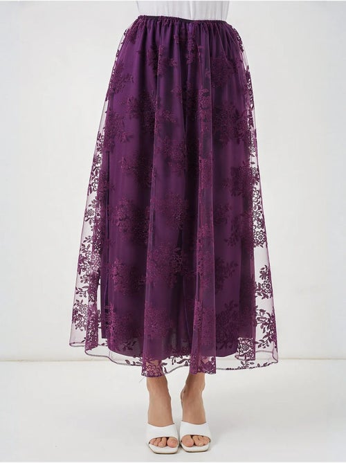 Jupe longue fleurie taille haute bdart - Kiabi Jupe longue fleurie taille haute bdart - Kiabi