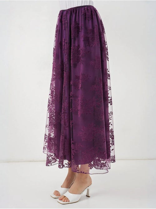 Jupe longue fleurie taille haute bdart - Kiabi Jupe longue fleurie taille haute bdart - Kiabi