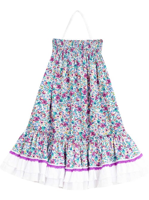 Jupe  Longue Fleurie  Transformable en Robe  ESMERALDA - La Faute à Voltaire - Kiabi