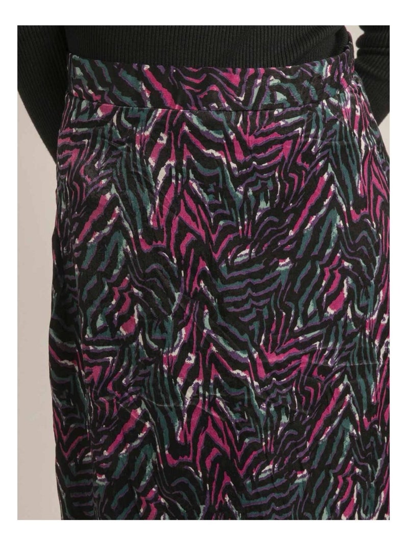 Jupe longue fluide XIADANI Violet - Kiabi