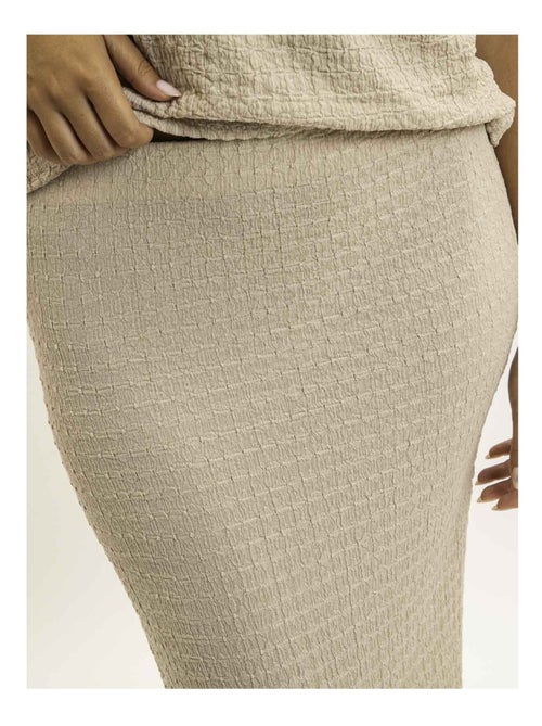 Jupe longue gaufrée XABITA - Kiabi