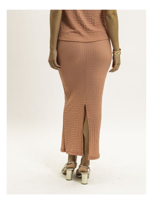 Jupe longue gaufrée XABITA - Kiabi