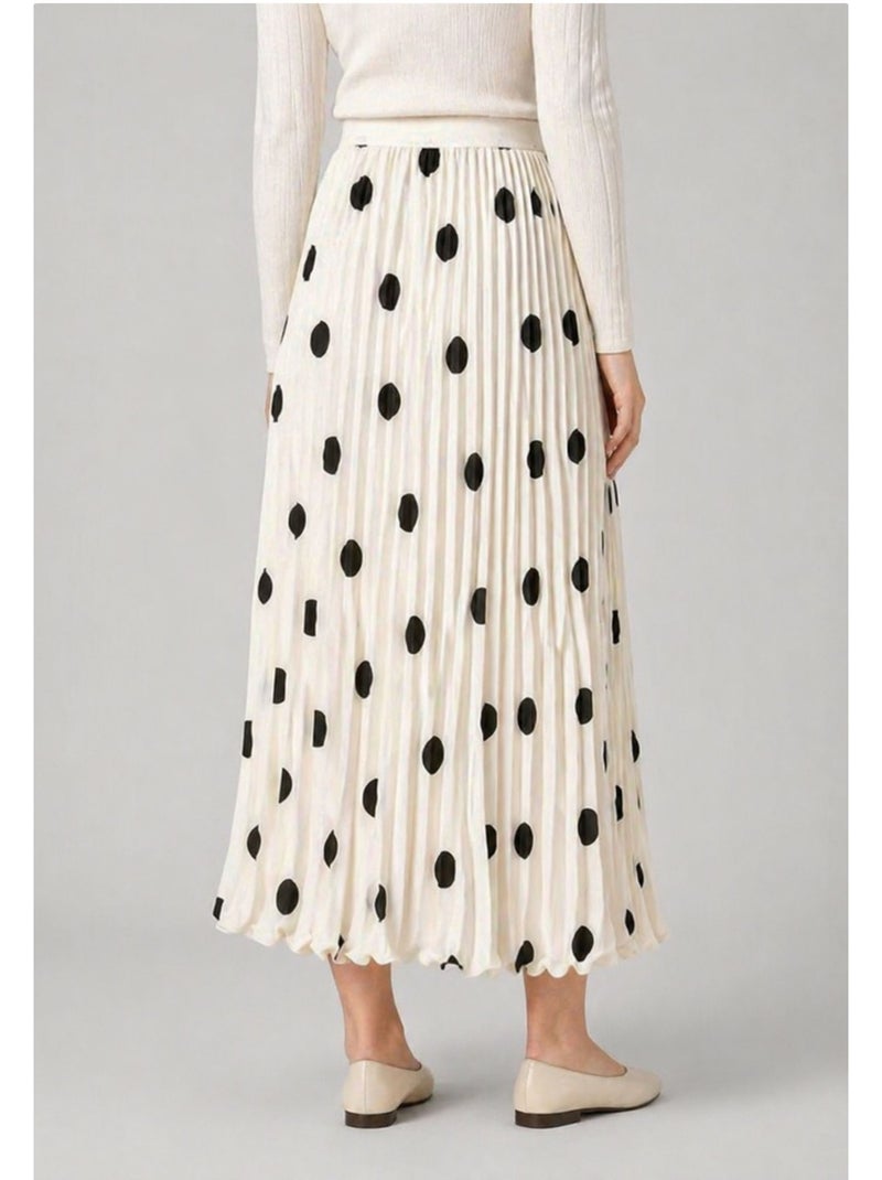 Jupe longue Kebello Beige - Kiabi