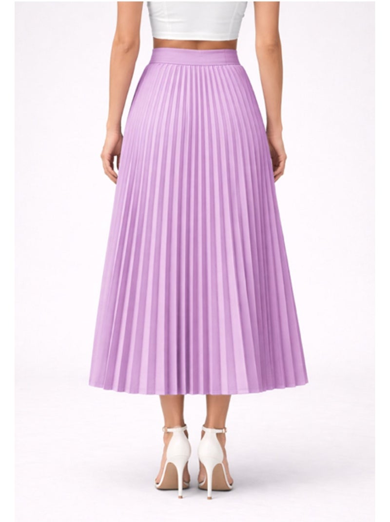 Jupe longue Kebello Violet - Kiabi
