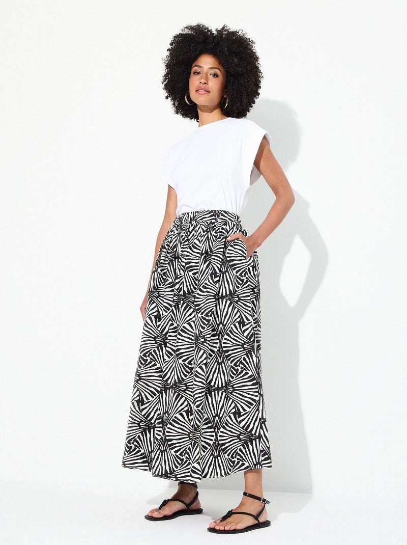 Jupe longue MO Fashion Noir - Kiabi