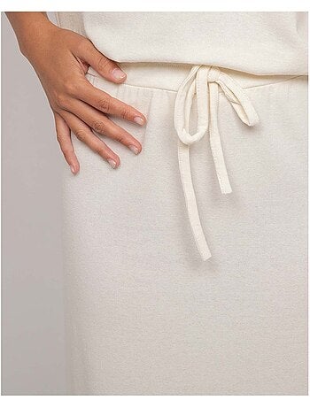 Jupe longue molleton XIVELA