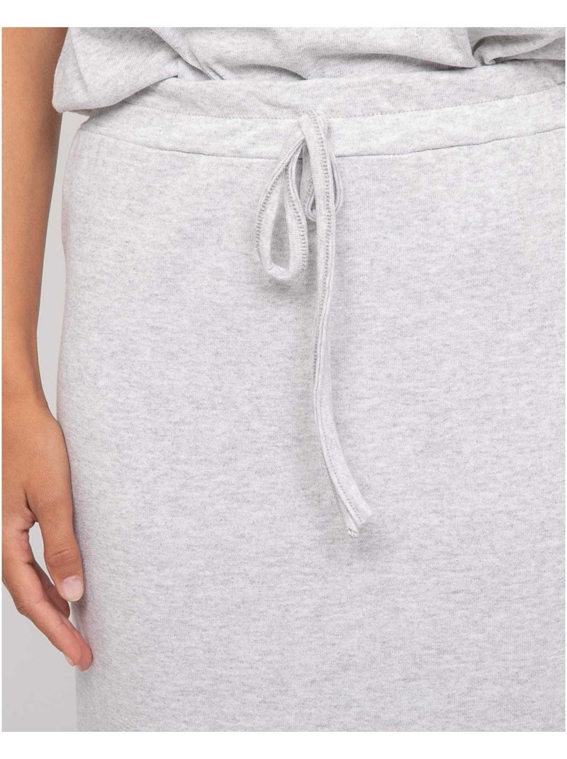 Jupe longue molleton XIVELA Gris - Kiabi