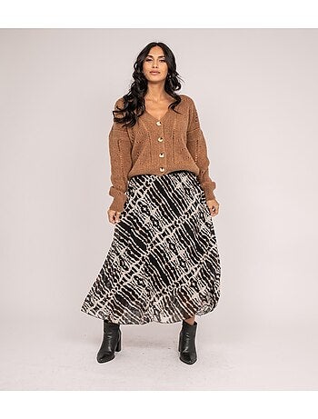 Jupe longue motifs XOMALIA