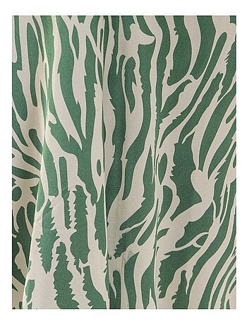 Jupe longue motifs zèbre XORANIA