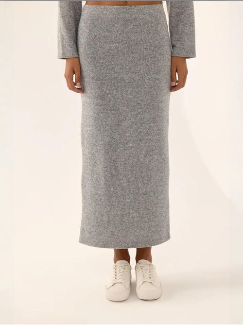 Jupe longue moulante en tricot taille basse - Kiabi Jupe longue moulante en tricot taille basse - Kiabi