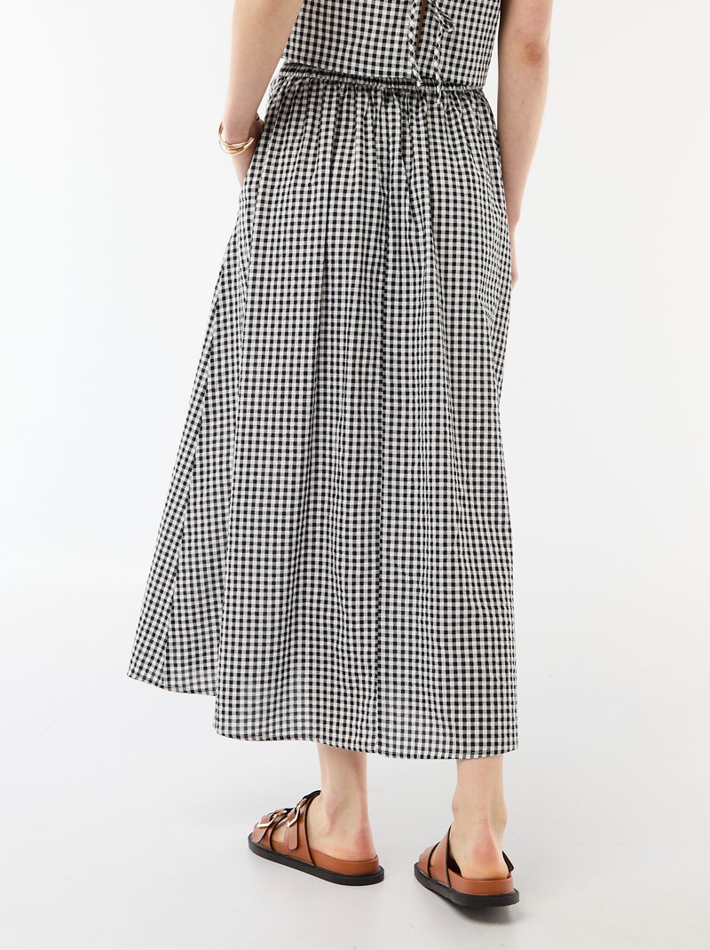 Jupe longue Noir - Kiabi