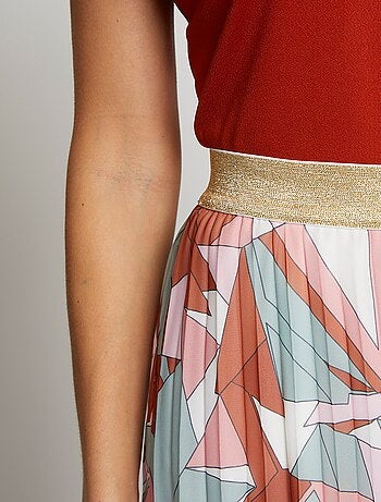 Jupe longue plissé permanent - Afibel