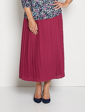 Jupe longue plissé permanent