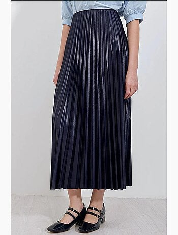Jupe longue plissée taille haute bdart