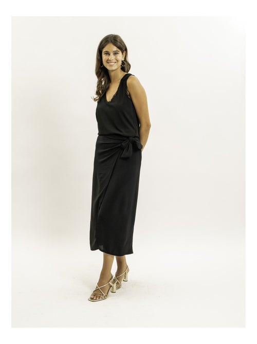 Jupe longue portefeuille XAMALA - Kiabi