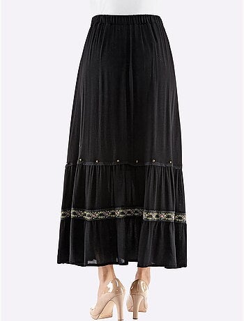 Jupe Longue Pure Viscose - Taille Standard - Helline