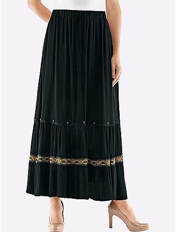 Jupe Longue Pure Viscose - Taille Standard - Helline