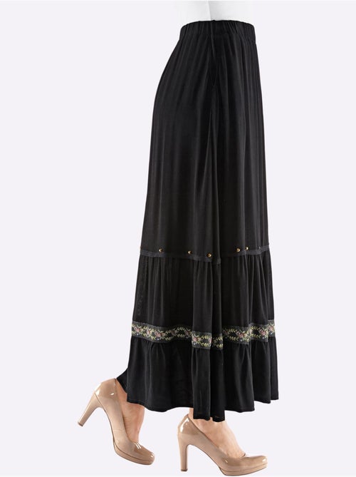 Jupe Longue Pure Viscose - Taille Standard - helline - Kiabi