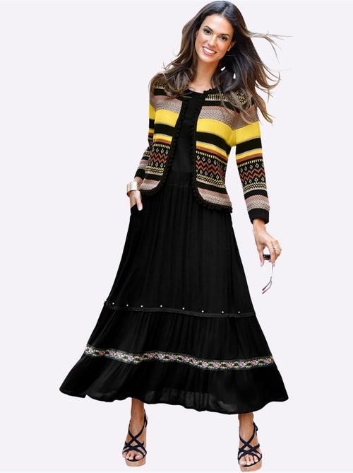Jupe Longue Pure Viscose - Taille Standard - helline - Kiabi