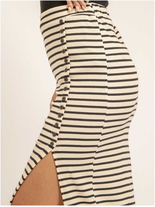 Jupe longue rayée XERYNA - Kiabi