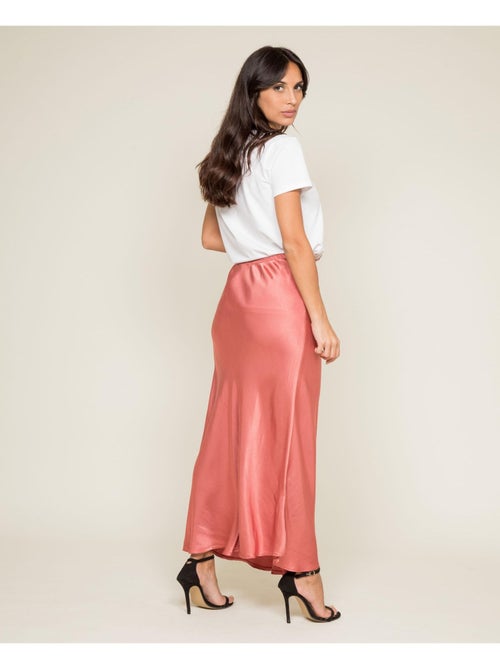 Jupe longue satin XATIN - Kiabi