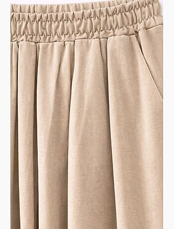 Jupe longue taille haute avec cordon de serrage à la taille mixray
