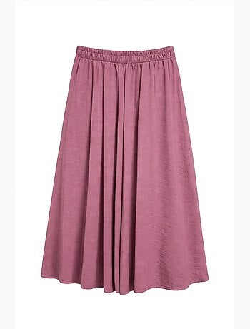 Jupe longue taille haute avec cordon de serrage à la taille mixray