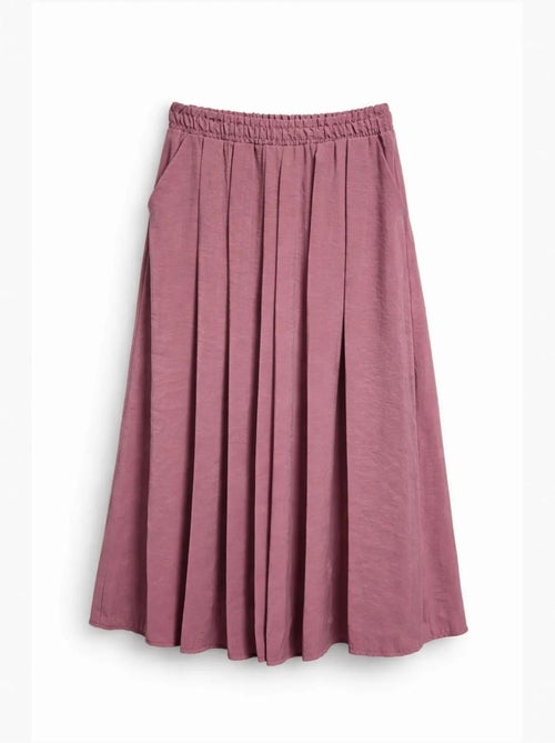 Jupe longue taille haute avec cordon de serrage à la taille mixray - Kiabi Jupe longue taille haute avec cordon de serrage à la taille mixray - Kiabi