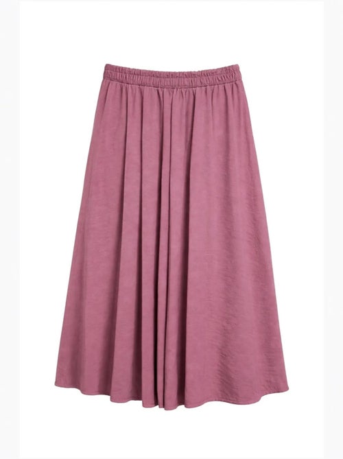 Jupe longue taille haute avec cordon de serrage à la taille mixray - Kiabi Jupe longue taille haute avec cordon de serrage à la taille mixray - Kiabi