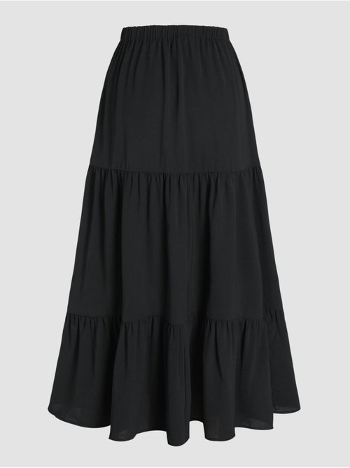 Jupe longue taille haute avec fente - Kiabi Jupe longue taille haute avec fente - Kiabi