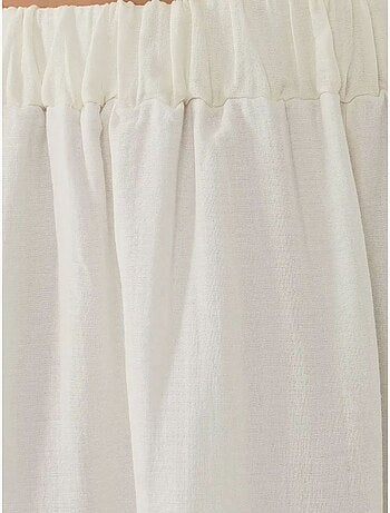 Jupe longue taille haute en A avec fente