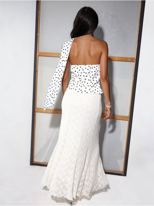 Jupe longue taille haute en dentelle - Kiabi Jupe longue taille haute en dentelle - Kiabi