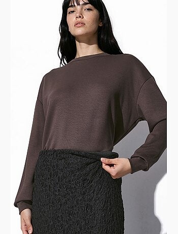 Jupe longue taille haute en dentelle hiccup