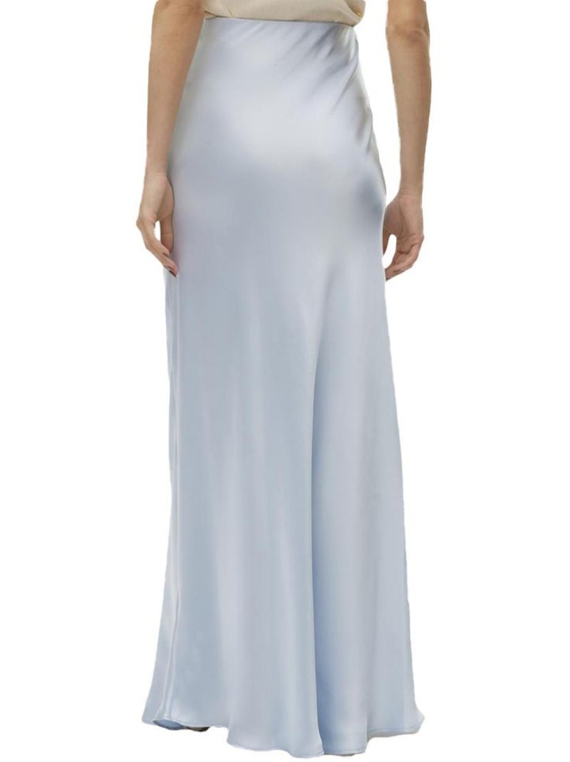 Jupe longue taille haute Vero Moda Bleu - Kiabi
