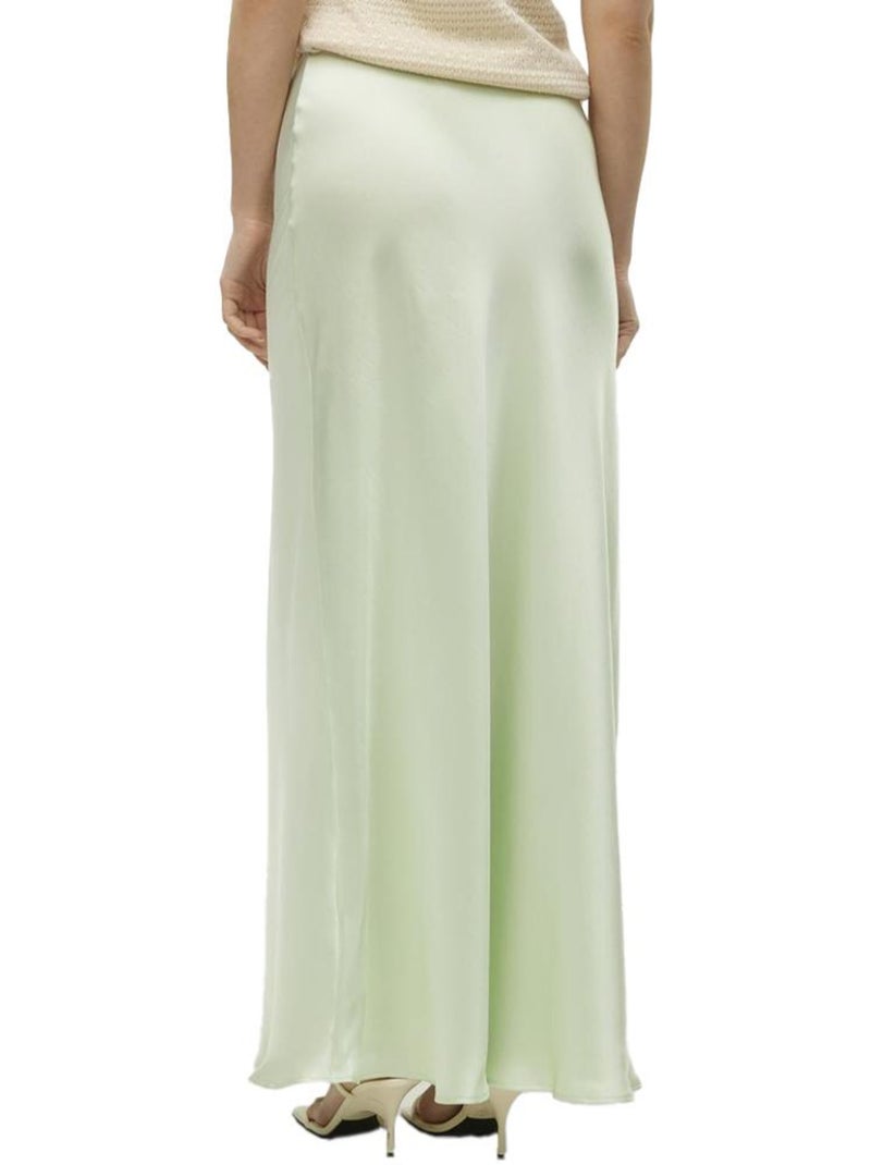 Jupe longue taille haute Vero Moda Vert - Kiabi