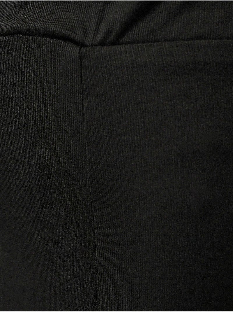 Jupe longue trapèze taille haute bdart Noir - Kiabi