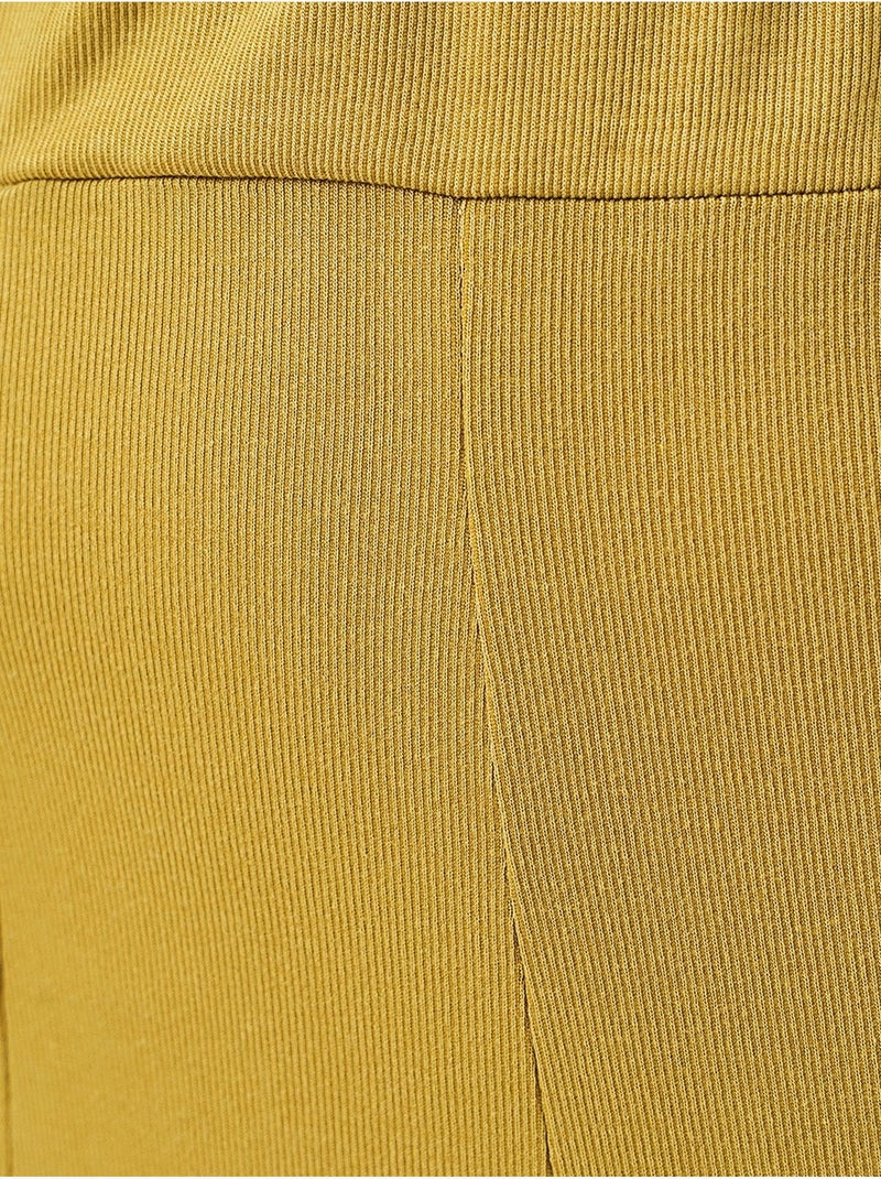 Jupe longue trapèze taille haute bdart Vert - Kiabi