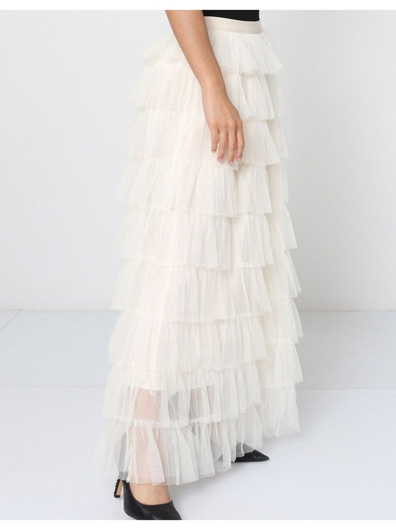 Jupe longue Vero Moda Beige - Kiabi