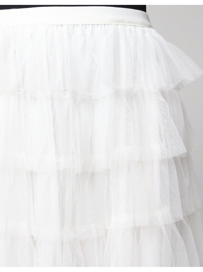 Jupe longue Vero Moda Blanc - Kiabi