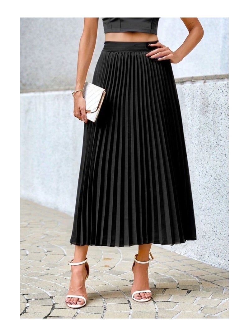 Jupe longue Vero Moda Noir Noir - Kiabi