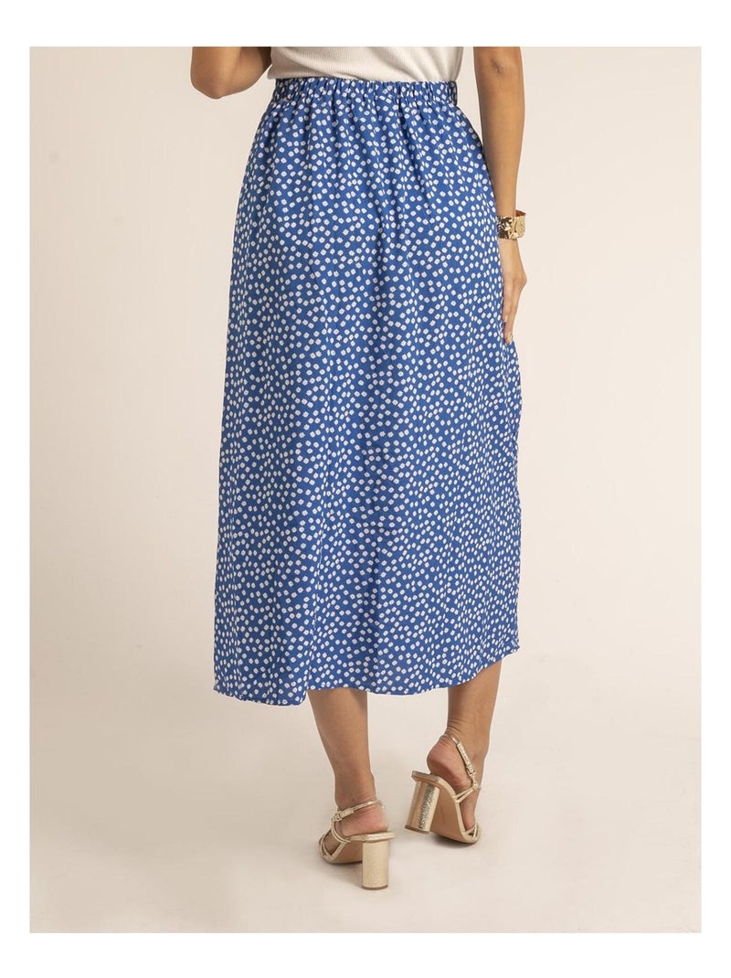 Jupe longue XERONI Bleu - Kiabi