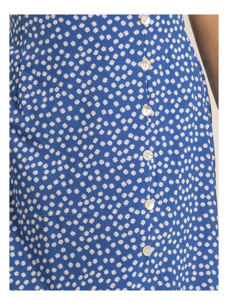 Jupe longue XERONI Bleu - Kiabi