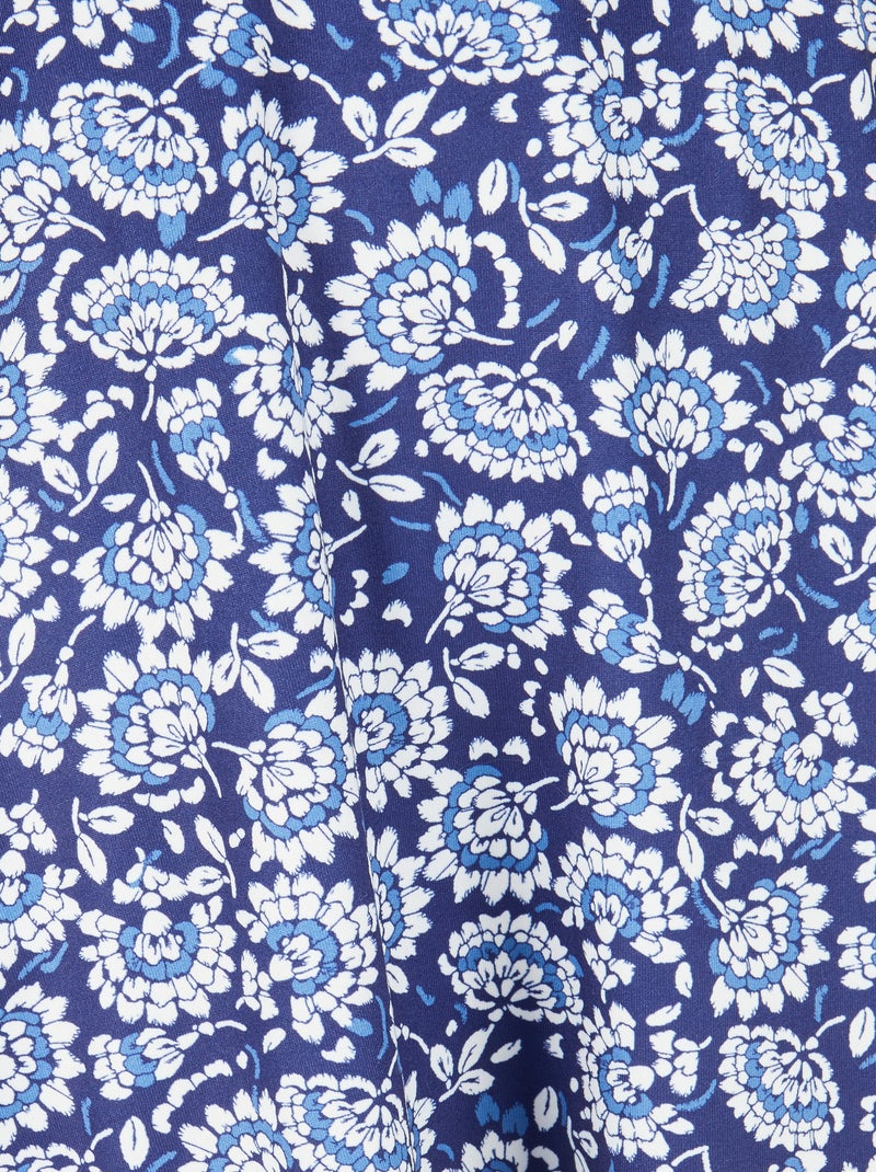 Jupe maille chaude - Damart Bleu - Kiabi